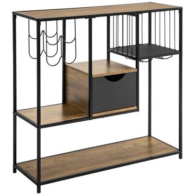SoBuy Mesa Consola Negro+Natural - Estilo Industrial SoBuy Mesa Consola Negro+Natural - Estilo Industrial