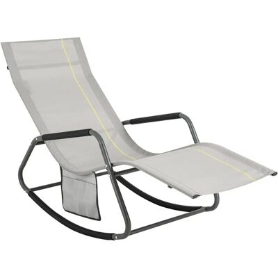 SoBuy OGS47-HG Szara ergonomiczna leżanka - Leżanka SoBuy OGS47-HG Szara ergonomiczna leżanka - Leżanka