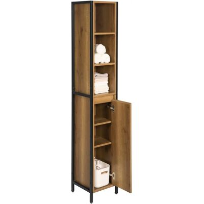 SoBuy BZR62-PF Tall Storage Cabinet - Living Room Furniture SoBuy BZR62-PF Tall Storage Cabinet - Living Room Furniture