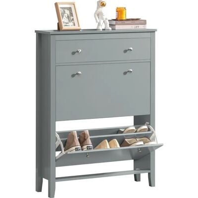 SoBuy - Schuhschrank Schuhkipper - 81 x 108 x 25 cm - 2 Klappen - shoe cabinet SoBuy - Schuhschrank Schuhkipper - 81 x 108 x 25 cm - 2 Klappen - shoe cabinet
