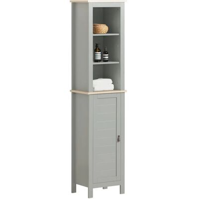 SoBuy BZR68-HG Armario de almacenamiento - Estantes ajustables, Diseño compacto, MDF SoBuy BZR68-HG Armario de almacenamiento - Estantes ajustables, Diseño compacto, MDF