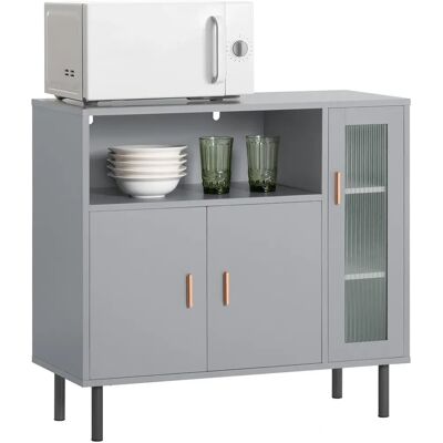 SoBuy FSB82-HG Aparador Moderno Gris - Armario de Almacenamiento SoBuy FSB82-HG Aparador Moderno Gris - Armario de Almacenamiento