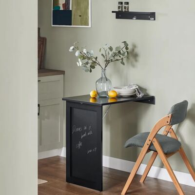 SoBuy Wandmontabeleikvouwbaar Tafel FWT20-SCH SoBuy Wandmontabeleikvouwbaar Tafel FWT20-SCH