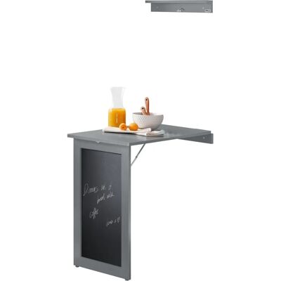SoBuy FWT20-HG Grijze Wandgemonteerde Vouwtafel - Keuken/Eetkamer SoBuy FWT20-HG Grijze Wandgemonteerde Vouwtafel - Keuken/Eetkamer