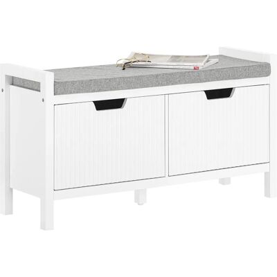 SoBuy FSR146-W Organisateur de Chaussures - Banc de rangement MDF moderne - Publicité SoBuy FSR146-W Organisateur de Chaussures - Banc de rangement MDF moderne - Publicité