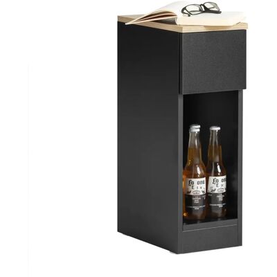 SoBuy FBT111-SCH Comodino - Comodino, Tavolino da Notte, Tavolo Finale - Moderno, Risparmio di spazio SoBuy FBT111-SCH Comodino - Comodino, Tavolino da Notte, Tavolo Finale - Moderno, Risparmio di spazio