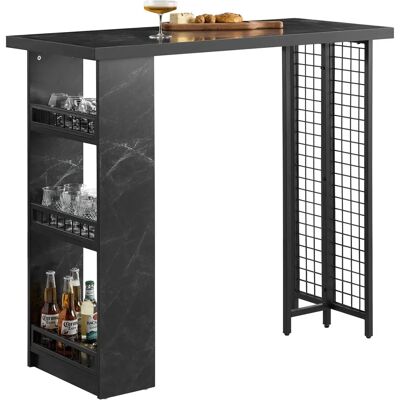 SoBuy FWT100-SCH Zwart Keuken/Eetkamertafel - Tafel SoBuy FWT100-SCH Zwart Keuken/Eetkamertafel - Tafel