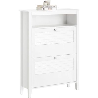 SoBuy FSR152-W Organisateur de Chaussures - Étroit avec 2 tiroirs - Publicité SoBuy FSR152-W Organisateur de Chaussures - Étroit avec 2 tiroirs - Publicité