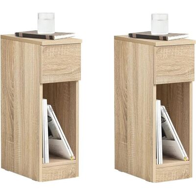 SoBuy FBT111-Nx2 Luonnollinen - Sivupöytä SoBuy FBT111-Nx2 Luonnollinen - Sivupöytä