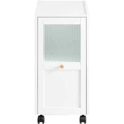 SoBuy Meuble Blanc - Rangement, Table de Nuit, Moderne MDF - Publicité SoBuy Meuble Blanc - Rangement, Table de Nuit, Moderne MDF - Publicité