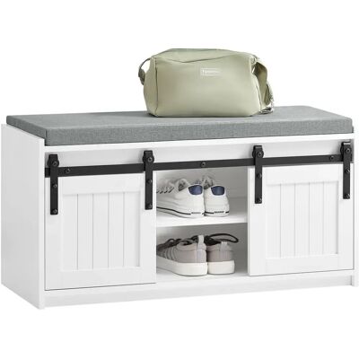 SoBuy White Shoe Cabinet with Removable Seat - Shoe Storage Furniture SoBuy White Shoe Cabinet with Removable Seat - Shoe Storage Furniture