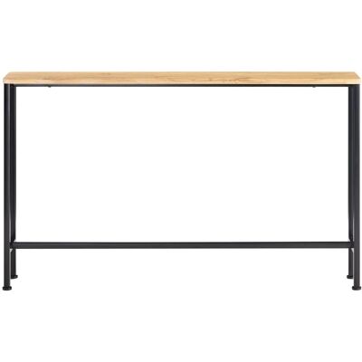 SoBuy Console - Nero + Effetto legno - Design stretto e salvaspazio - Ingresso, Soggiorno, Ufficio SoBuy Console - Nero + Effetto legno - Design stretto e salvaspazio - Ingresso, Soggiorno, Ufficio