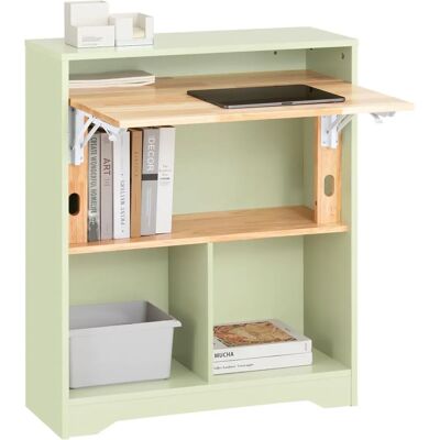 SoBuy Escritorio Plegable - 5 Estantes, Verde, 70x54x85cm SoBuy Escritorio Plegable - 5 Estantes, Verde, 70x54x85cm