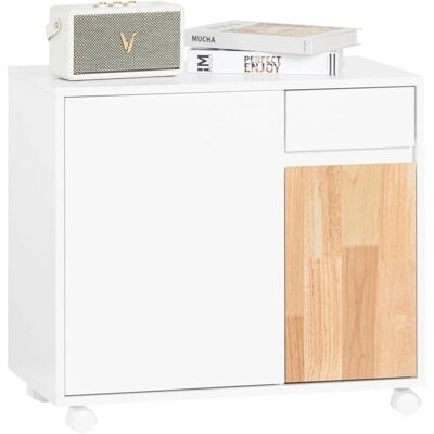 SoBuy Valkoinen+Luonnollinen Arkistokaappi - Säilytys - Kaappi SoBuy Valkoinen+Luonnollinen Arkistokaappi - Säilytys - Kaappi