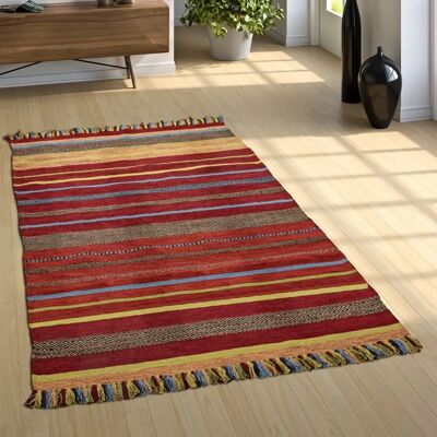 Paco Home - Alfombra de algodón 240x340cm - Estilo étnico Paco Home - Alfombra de algodón 240x340cm - Estilo étnico