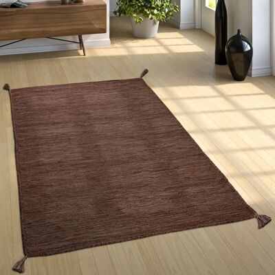 Alfombra de algodón PACO HOME - Estilo étnico natural - 240x340 cm Alfombra de algodón PACO HOME - Estilo étnico natural - 240x340 cm