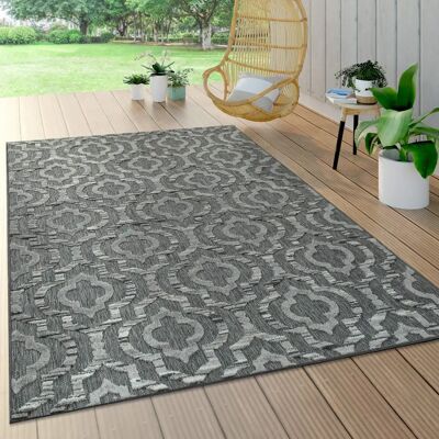 Paco Home - Tappeto con Motivo Geometrico - 80x150cm - Grigio 3 Paco Home - Tappeto con Motivo Geometrico - 80x150cm - Grigio 3