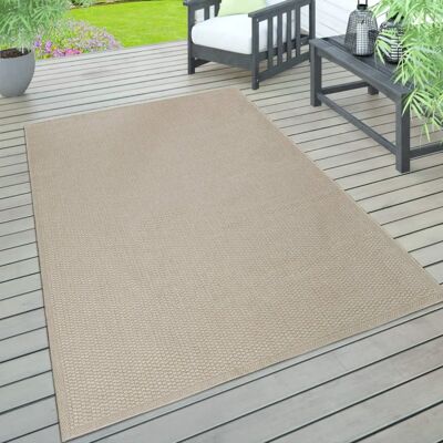 Tappeto Beige Interno Esterno - 160x220 cm - Paco Home Tappeto Beige Interno Esterno - 160x220 cm - Paco Home