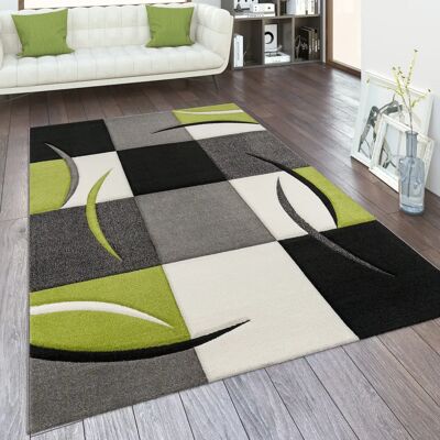PACO HOME Tappeto a Pelo Corto con Motivi Geometrici - Tappeto PACO HOME Tappeto a Pelo Corto con Motivi Geometrici - Tappeto