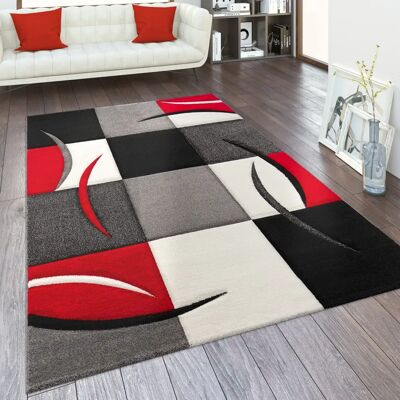 PACO HOME Tappeto a Pelo Corto con Motivi Geometrici - Tappeto PACO HOME Tappeto a Pelo Corto con Motivi Geometrici - Tappeto