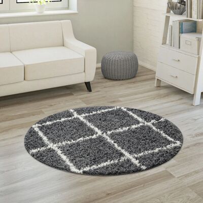 Paco Home - Tappeto Rotondo 200cm - Stile Scandinavo Paco Home - Tappeto Rotondo 200cm - Stile Scandinavo
