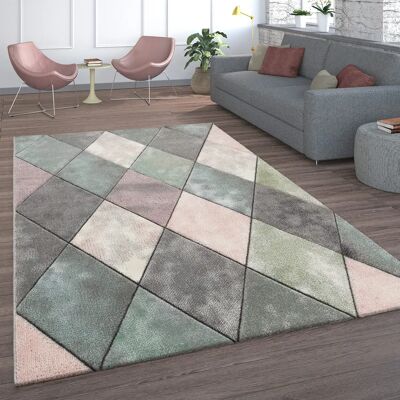 PACO HOME Tappeto a Pelo Corto - Multicolore, 60x110cm PACO HOME Tappeto a Pelo Corto - Multicolore, 60x110cm