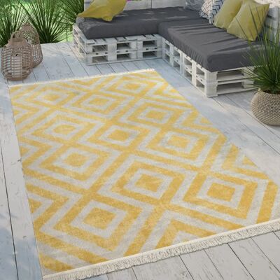 Paco Home - Tappeto Moderno Motivo Rombi - 80x150 cm Paco Home - Tappeto Moderno Motivo Rombi - 80x150 cm
