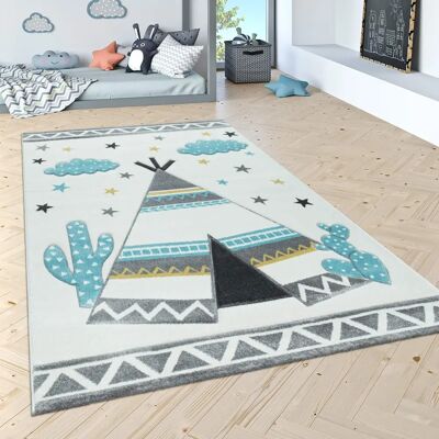 Tappeto bambini Paco Home - Colori Pastello - Effetto 3D Tappeto bambini Paco Home - Colori Pastello - Effetto 3D