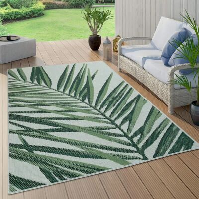 Paco Home - Alfombra de Hoja de Jungla para Exterior - Verde 80x250 cm Paco Home - Alfombra de Hoja de Jungla para Exterior - Verde 80x250 cm