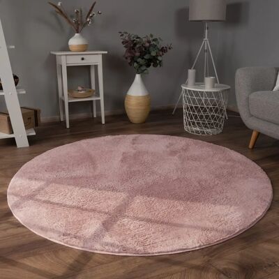Tappeto Rosa Paco Home - Pelo Lungo, Morbido, Lavabile - Tappeto Tappeto Rosa Paco Home - Pelo Lungo, Morbido, Lavabile - Tappeto