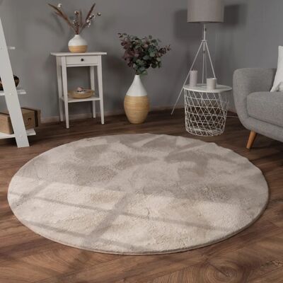 Paco Home Beigefarbener Langflor-Teppich - Teppich Paco Home Beigefarbener Langflor-Teppich - Teppich