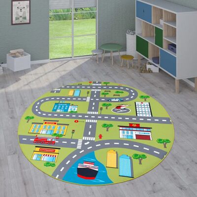 Alfombra Infantil Colorida Paco Home - 160cm - Diseño Divertido Alfombra Infantil Colorida Paco Home - 160cm - Diseño Divertido