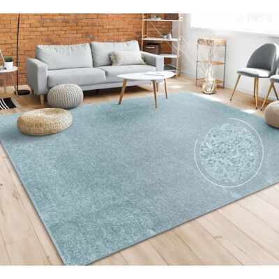 Paco Home Türkis Moderne Kurzflor-Teppich - Teppich Paco Home Türkis Moderne Kurzflor-Teppich - Teppich
