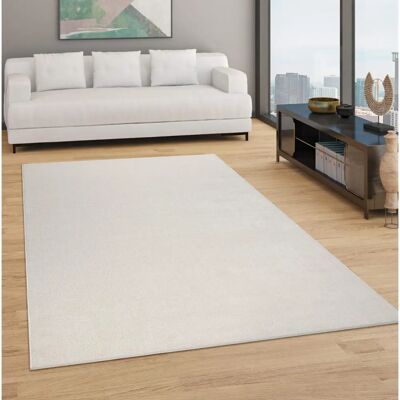 Paco Home - Tappeto Moderno Monocolore - 200cm Quadrato - Crema Paco Home - Tappeto Moderno Monocolore - 200cm Quadrato - Crema