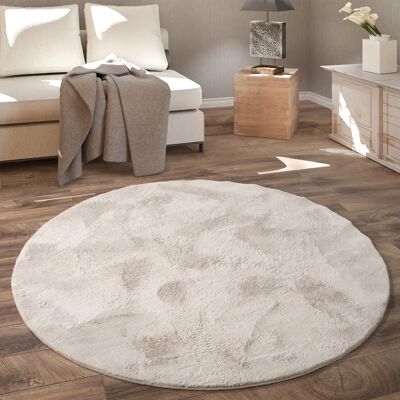 Tappeto rotondo beige Paco Home - Rivestimento Tappeto rotondo beige Paco Home - Rivestimento