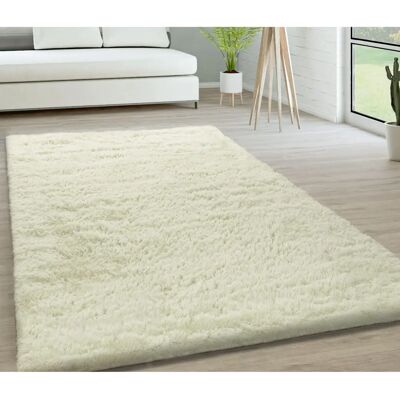 Paco Home Weiß Langhaar Teppich - Wohnzimmerteppich Paco Home Weiß Langhaar Teppich - Wohnzimmerteppich