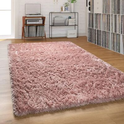Paco Home - Alfombra Salón Pelo Largo Shaggy Pastel Monocolor - Rug Paco Home - Alfombra Salón Pelo Largo Shaggy Pastel Monocolor - Rug