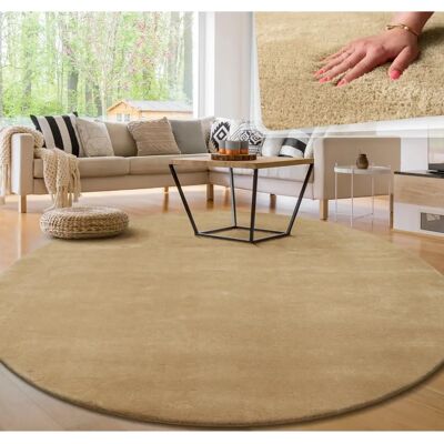 Tappeto rotondo beige 200 cm Paco Home Tappeto rotondo beige 200 cm Paco Home