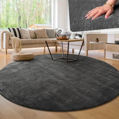 Tappeto Paco Home Antracite 120 cm - Soggiorno Tappeto Paco Home Antracite 120 cm - Soggiorno