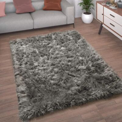 Tappeto in Pelliccia Sintetica Paco Home - 60x100cm - Antracite Tappeto in Pelliccia Sintetica Paco Home - 60x100cm - Antracite