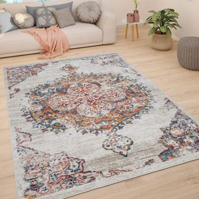 Paco Home Creme Kurzflorte Orientalischer Teppich - Teppich Paco Home Creme Kurzflorte Orientalischer Teppich - Teppich