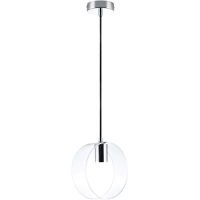 Lampada a Sospensione Paco Home - Design minimalista in cromo trasparente Lampada a Sospensione Paco Home - Design minimalista in cromo trasparente