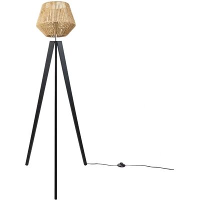 Lampada da terra beige Paco Home - Design boho in rattan moderno Lampada da terra beige Paco Home - Design boho in rattan moderno