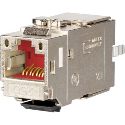 Metz Connect - 130B21-25-E - Silber - RJ45-Modul Metz Connect - 130B21-25-E - Silber - RJ45-Modul