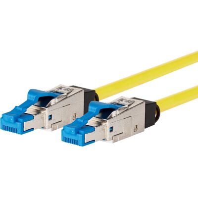 Câble réseau METZ CONNECT 13084H3077-E - 3m, Jaune, Cat8.1 S/FTP - Publicité Câble réseau METZ CONNECT 13084H3077-E - 3m, Jaune, Cat8.1 S/FTP - Publicité