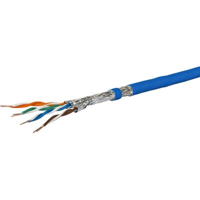 Cavo di rete Metz Connect 1308427B34145 - 100m, Blu, Cat7a S/FTP Cavo di rete Metz Connect 1308427B34145 - 100m, Blu, Cat7a S/FTP