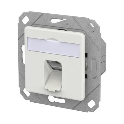 METZ CONNECT 130D371127-I Vägguttag för Ethernet - Vit METZ CONNECT 130D371127-I Vägguttag för Ethernet - Vit