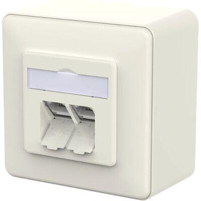 METZ CONNECT 130D380002-I Zink Ethernet Wandbuchse - PoE 90W - 10 Gbit/s METZ CONNECT 130D380002-I Zink Ethernet Wandbuchse - PoE 90W - 10 Gbit/s