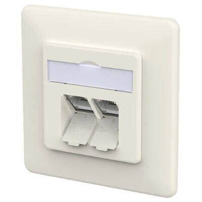 METZ CONNECT 130D381002-I Presa Ethernet a Parete - Cat 6a, PoE 90W, IP20 METZ CONNECT 130D381002-I Presa Ethernet a Parete - Cat 6a, PoE 90W, IP20