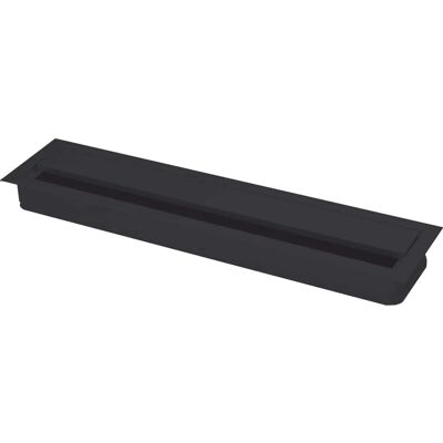 Confurn - 350x70x25mm Alluminio Nero - Passacavi Confurn - 350x70x25mm Alluminio Nero - Passacavi